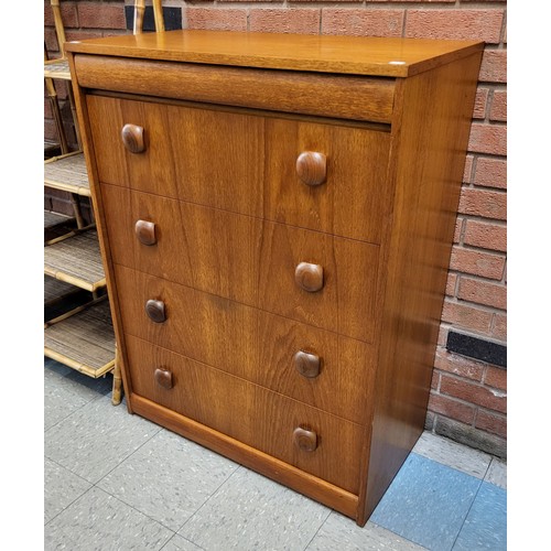 13 - An Elliotts of Newbury teak chest of drawers