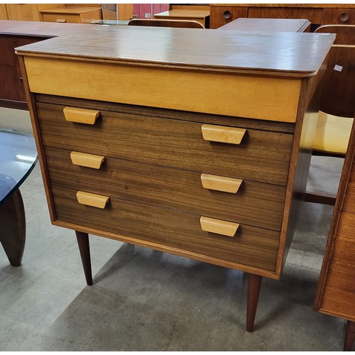 32 - A Uniflex teak chest of drawers