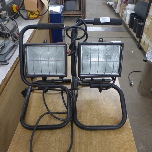 2004 - Two 240v work lights