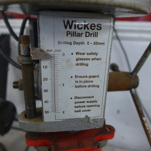 2007 - A Wickes 0-50mm 240v pillar drill