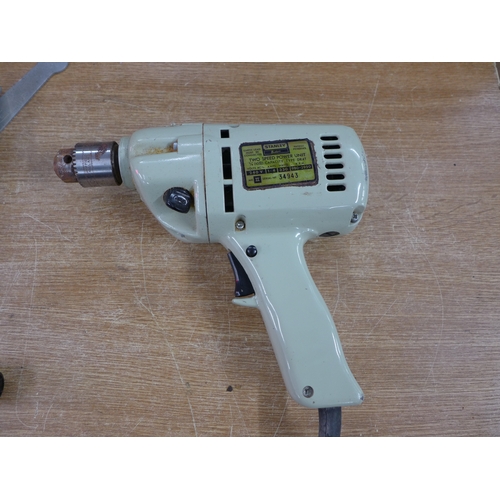 2008 - A Stanley Bridges 240v 2-speed power drill, a Stanley Bridges 6