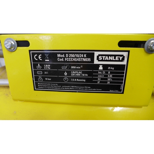 2010 - A Stanley 240v 2.5HP D250 compressor