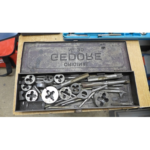 2014 - Four assorted tap and die sets