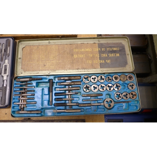 2014 - Four assorted tap and die sets