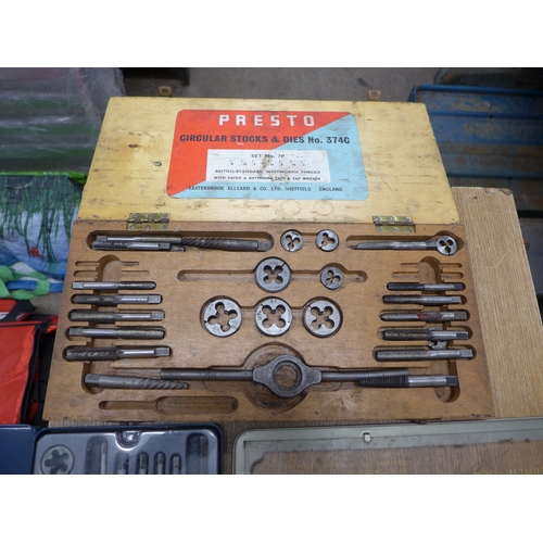 2014 - Four assorted tap and die sets