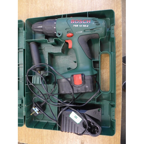 2045 - A Bosch drill, P5B 18 VE-2 with battery and charger