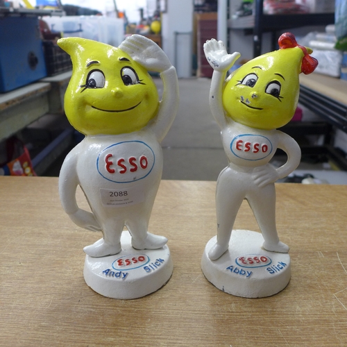 2088 - Two Esso Man ornaments