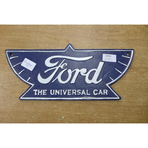 2092 - A Ford sign