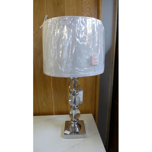 1487 - A glass bubble table lamp