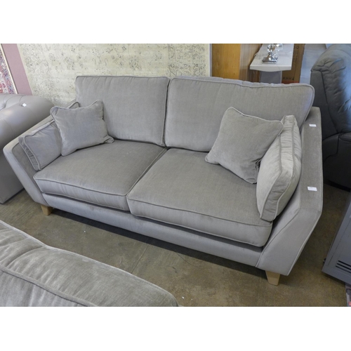 1489 - A Barker and Stonehouse mink three seater sofa RRP £1149