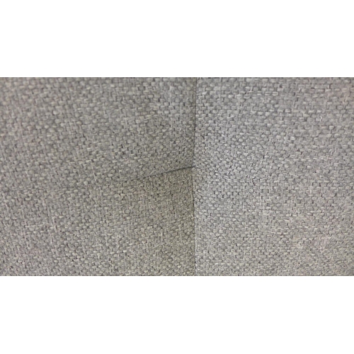 1526 - A grey upholstered corner sofa