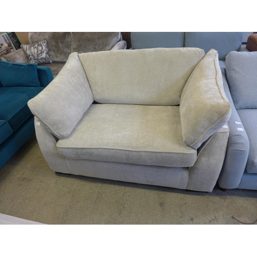 1530 - A Barker and Stonehouse oatmeal velvet loveseat RRP £1129