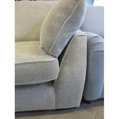 1530 - A Barker and Stonehouse oatmeal velvet loveseat RRP £1129