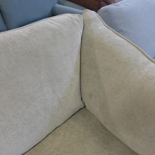 1530 - A Barker and Stonehouse oatmeal velvet loveseat RRP £1129