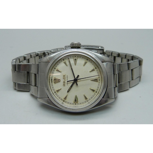 1015 - A 1936 Rolex Precision wristwatch, 33mm case, the bracelet numbered 361, (serviced six months ago, w... 