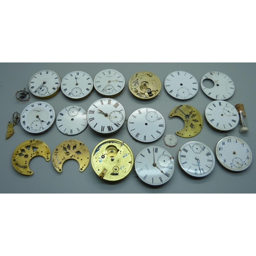 1041 - Pocket watch movements and dials