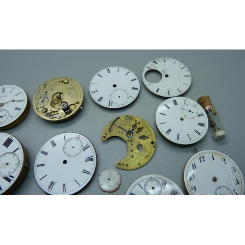 1041 - Pocket watch movements and dials