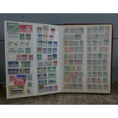 1067 - Stamps; a box of stamps, covers, etc., loose and in albums **PLEASE NOTE THIS LOT IS NOT ELIGIBLE FO... 