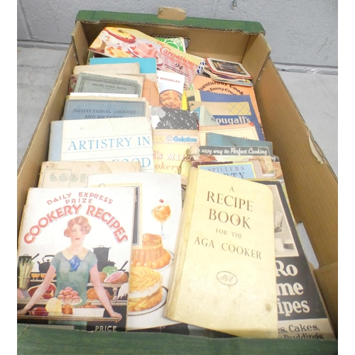 1092 - A collection of mid-20th Century and later cookery booklets **PLEASE NOTE THIS LOT IS NOT ELIGIBLE F... 