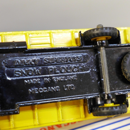 667 - A Dinky Supertoys Snow Plough, no. 958, boxed