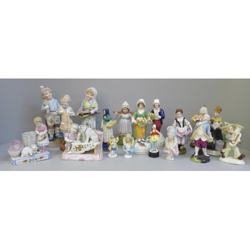 671 - 19th Century British and Continental porcelain and pottery figures etc., some a/f   **PLEASE NOTE TH... 