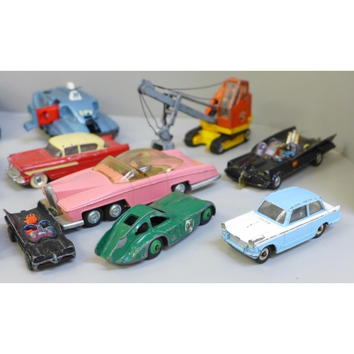 675 - A collection of Dinky and Corgi die-cast model vehicles