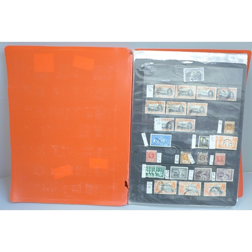 685 - Stamps; duplicated dealer's ex-stock of Nigeria stamps and postal history