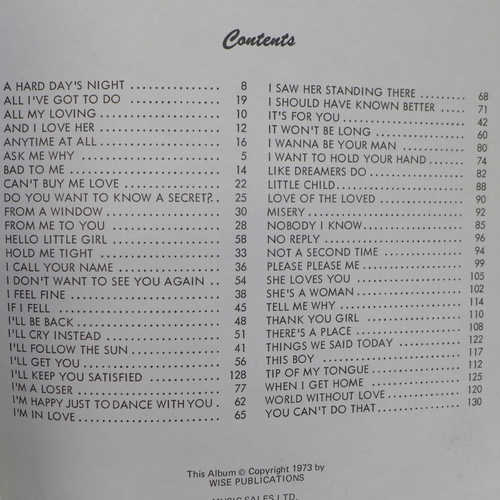 773 - Fifty Hit Songs composed by Lennon and McCartney