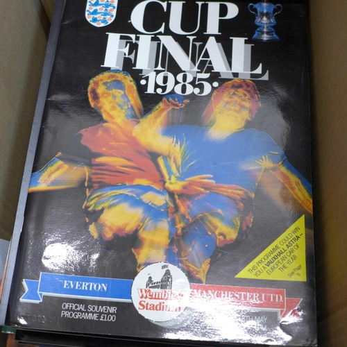 783 - Forty-eight Manchester United modern cup finals, semi-finals and European games programmes including... 