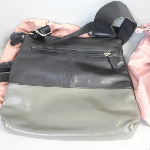 800 - Two  Radley handbags with dust bags