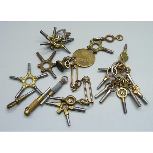 977 - Pocket watch keys