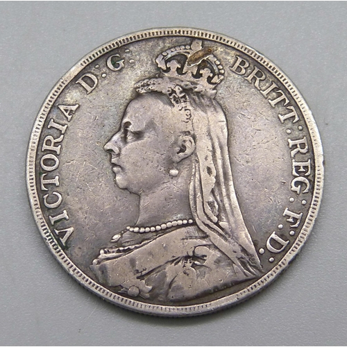 983 - An 1889 silver crown