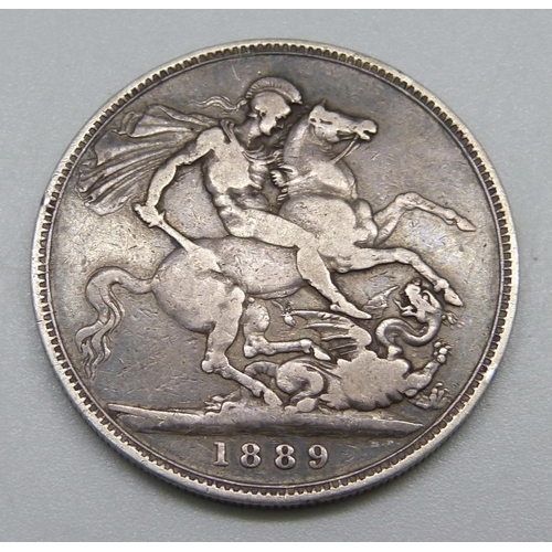 983 - An 1889 silver crown