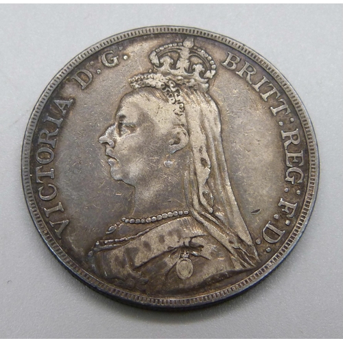 998 - An 1889 crown