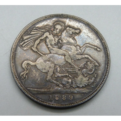 998 - An 1889 crown