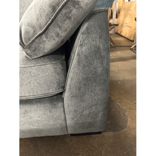 1472 - A Barker and Stonehouse pewter velvet two seater sofa RRP £1129