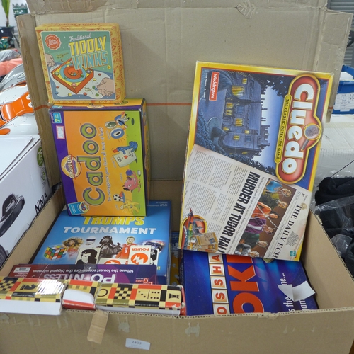 2403 - A box of assorted games