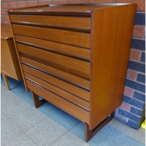 11 - A William Lawrence teak chest of drawers