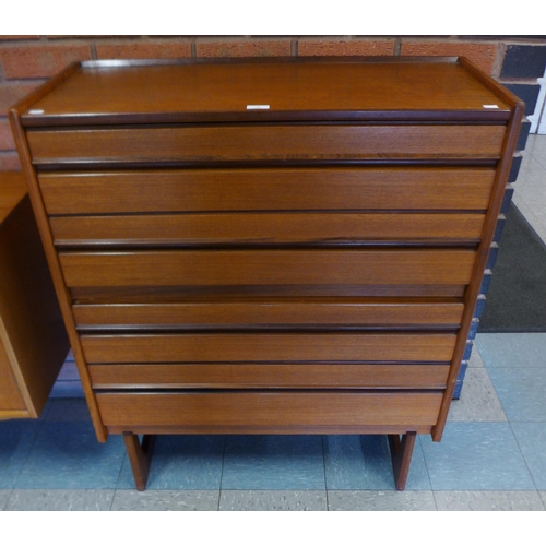 11 - A William Lawrence teak chest of drawers