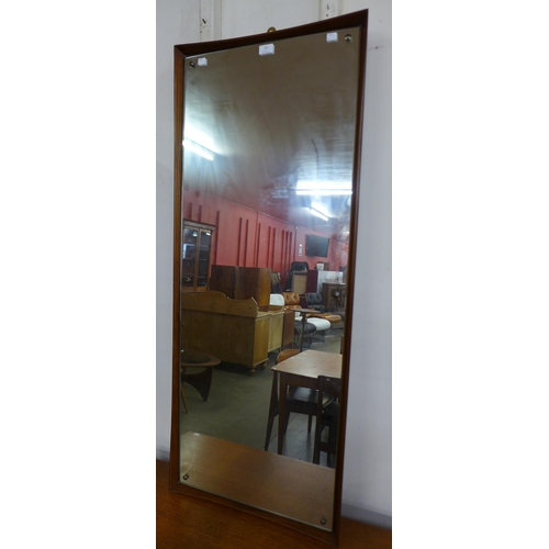 18 - A teak framed mirror