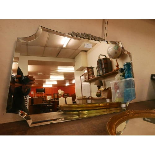 353 - An Art Deco mirror