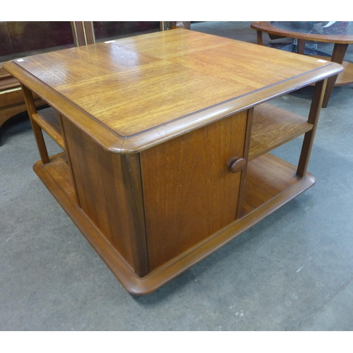 36 - A Nathan Pandoras box teak coffee table