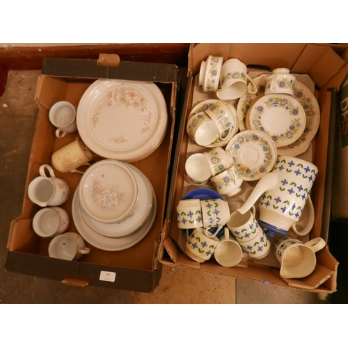 363 - Assorted Denby teaware and a Midwinter Roselle coffee set