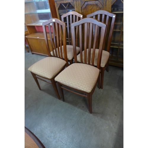 41 - A set of four Stag teak dining chairs