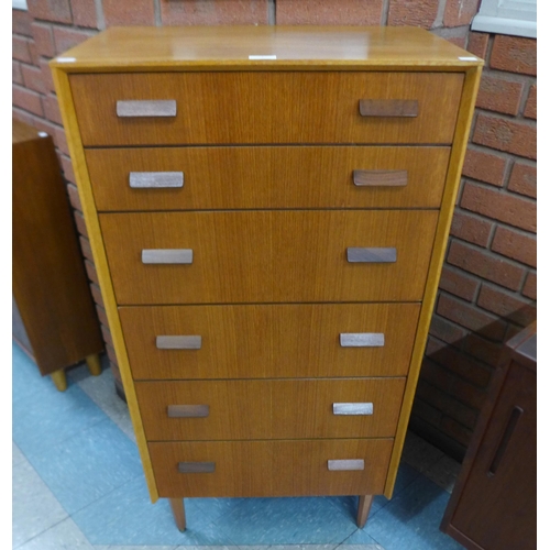 7 - A G-Plan oak chest of drawers