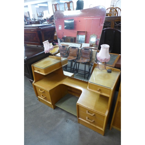 77 - A G-Plan Brandon light oak dressing table