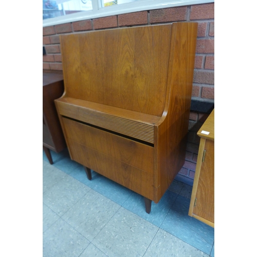 9 - An Elliotts of Newbury teak bureau