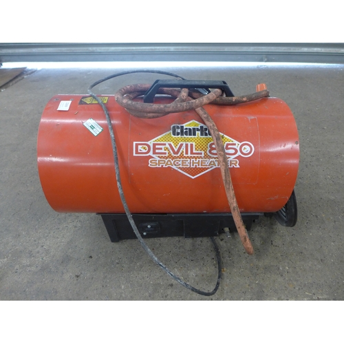 2269 - A Clarke gas/240v workshop heater