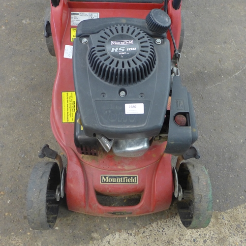 2280 - A Mountfield lawnmower - RS100 - W