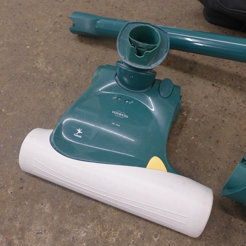 2295 - A Vorwerk vacuum cleaner with attachments